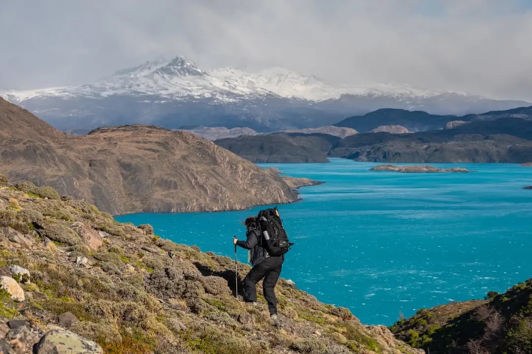 Wild weather in Winter in Patagonia