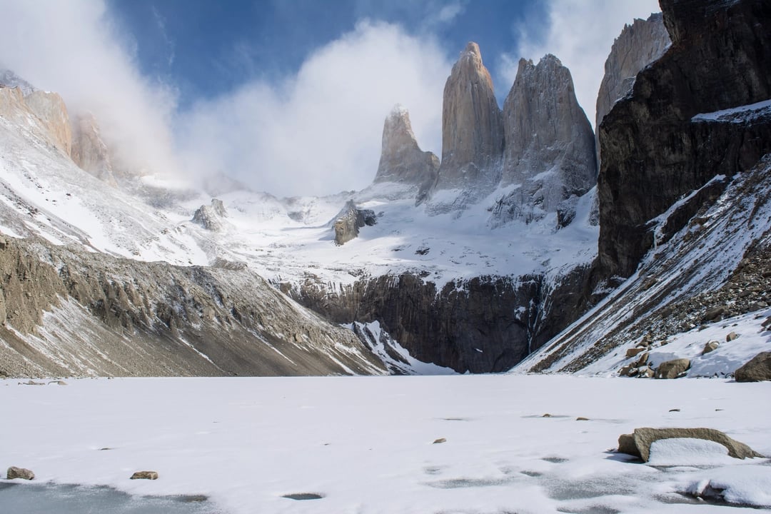 Towers Base Lagoon Patagonia