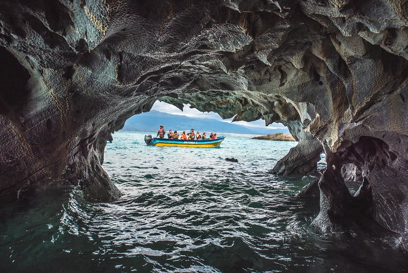 Patagonia water cavern