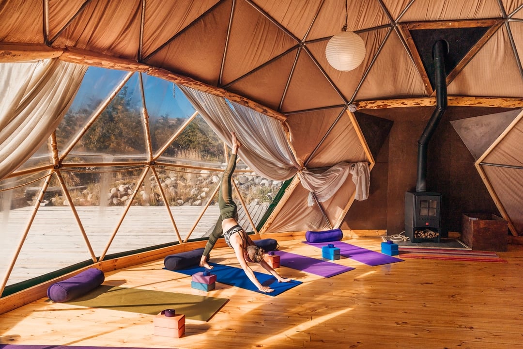 Yoga Dome at EcoCamp