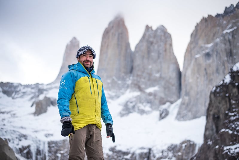 torres del paine in winter