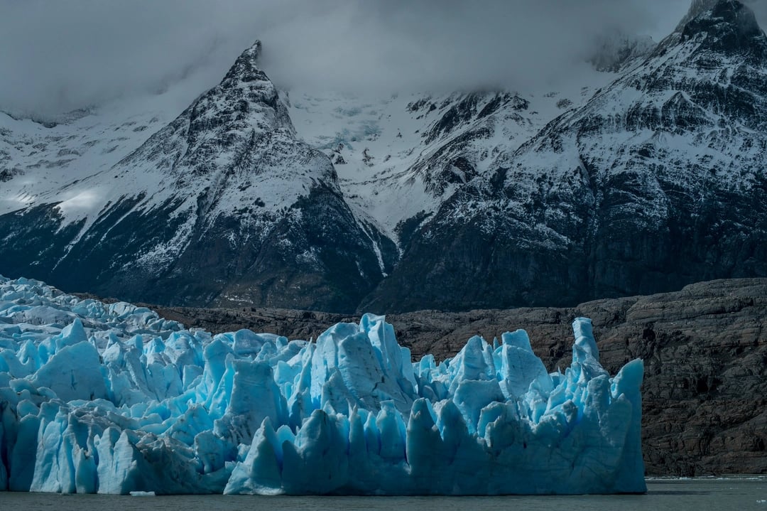 glaciar en la Patagonia