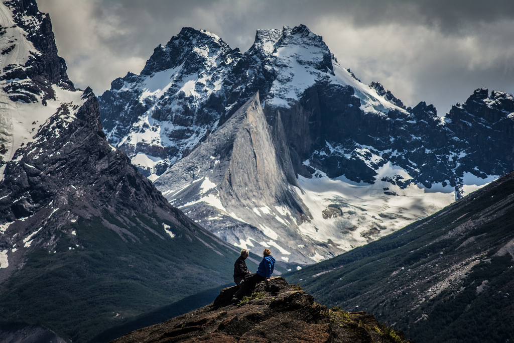 Facing the valley Torres del Paine