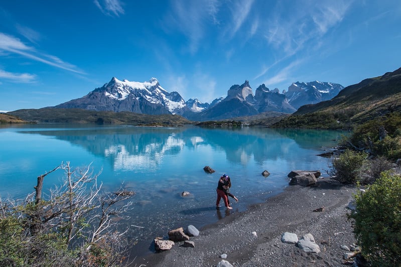 couple in torres del paine