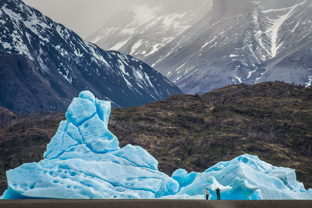 The land of icebergs Patagonic
