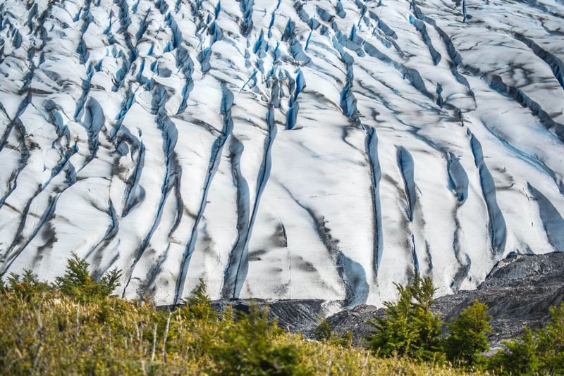 Grey Glacier on Paine Circuit