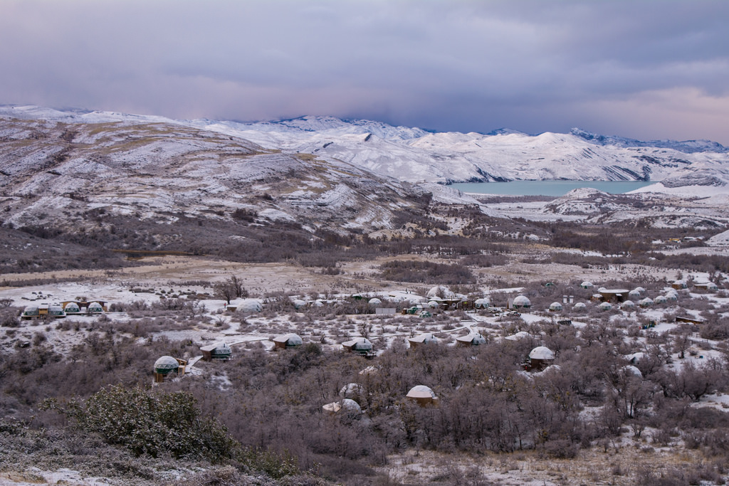 EcoCamp in the snow