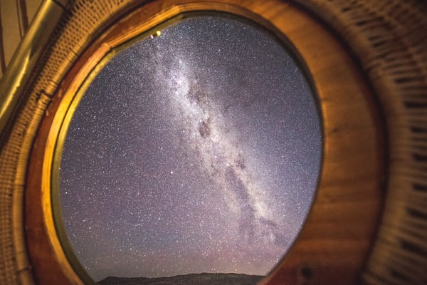 Ecocamp dome window
