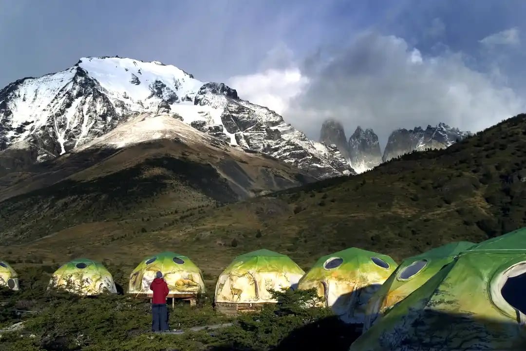 First Domes at EcoCamp 