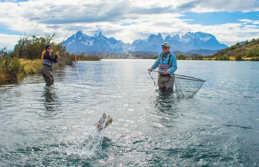 Fly fishing in Patagonia