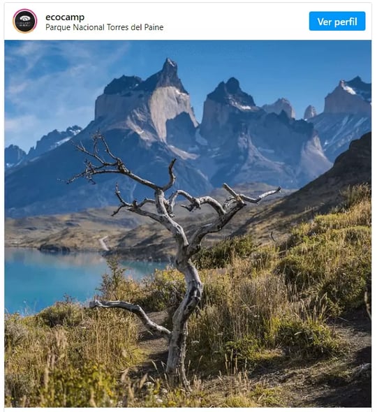 Torres del Paine national park Patagonia