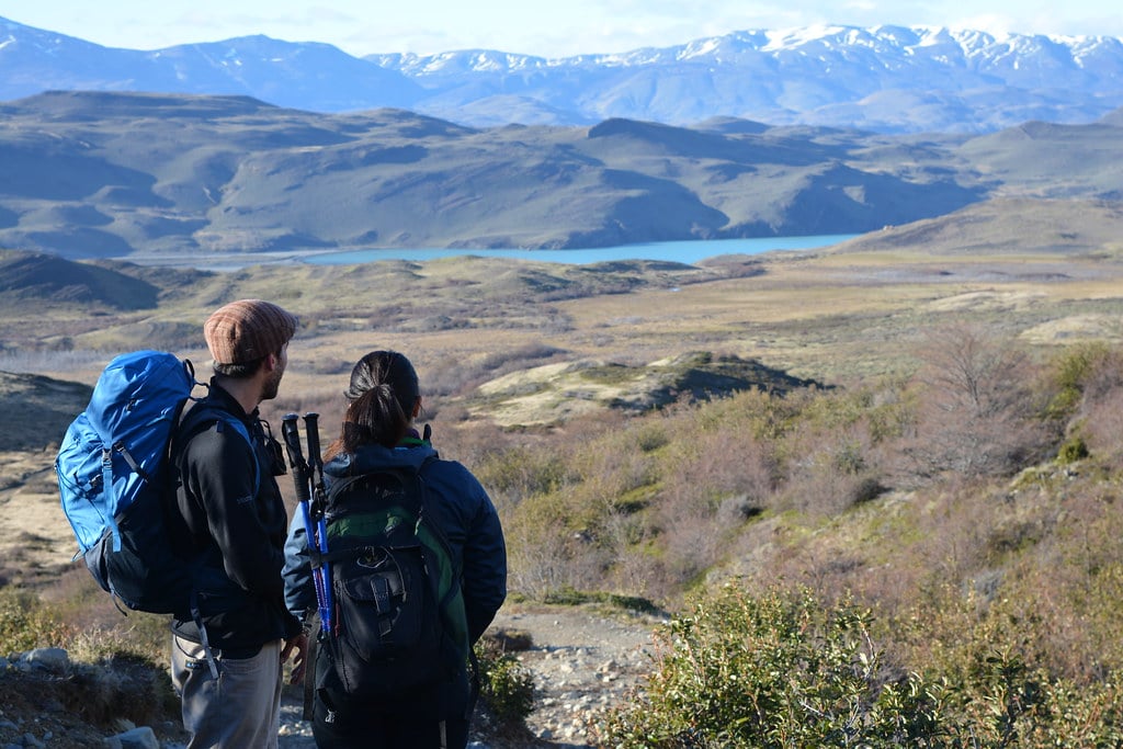 Staring at the Nordenskjöld lake Patagonia