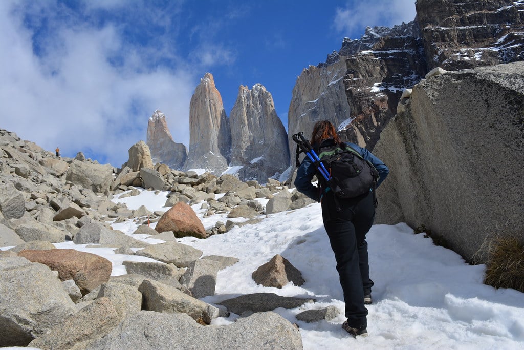 A few minutes before reaching Base Torres Patagonia