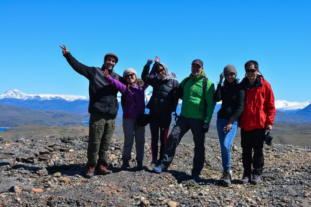 A group picture we could not miss Patagonia