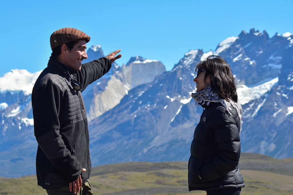 Paz Bascuñan with our Safari Guide Diego Cox Patagonia