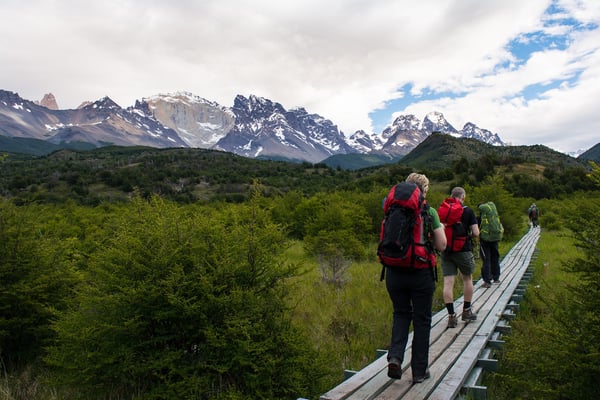 Pasarelas en Patagonia