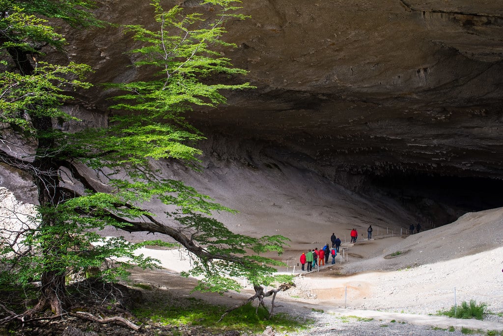 The milodon cave Patagonia