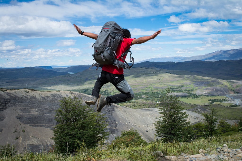 Flying back to EcoCamp 