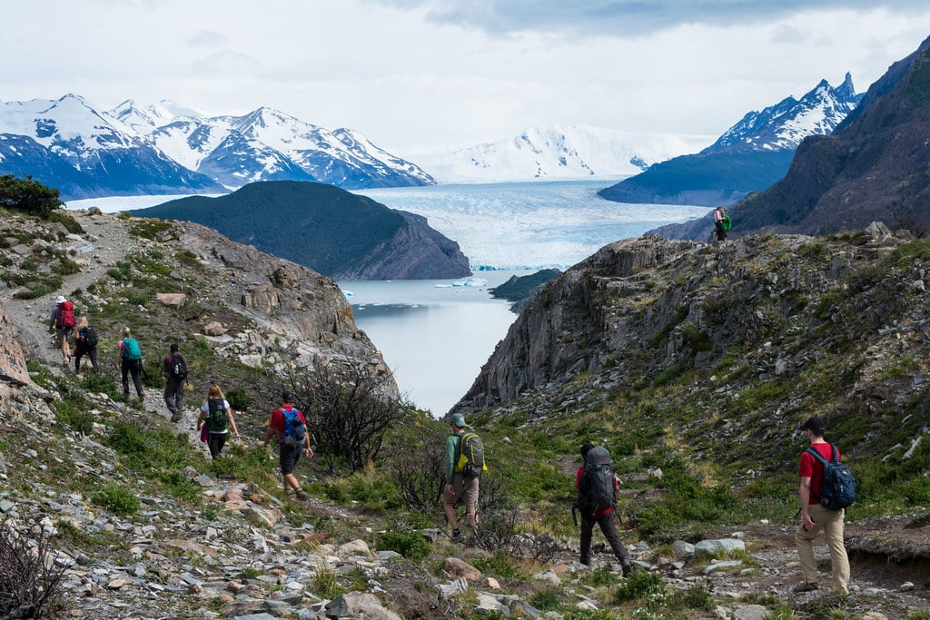 Heading to Grey Glacier Patagonia
