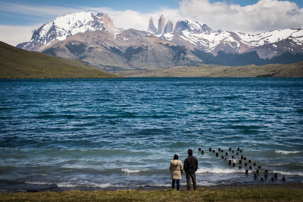 View on Laguna Azul Patagonia
