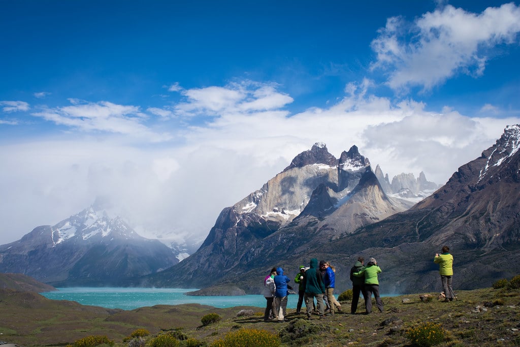 Facing Patagonian winds