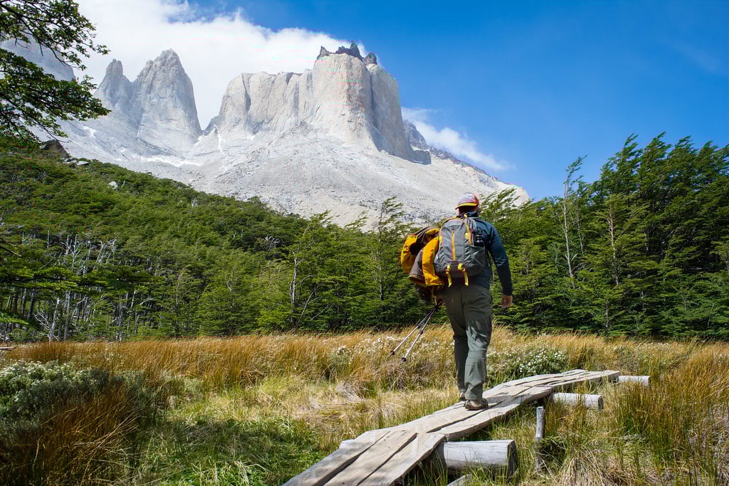 Hiking in French Valley Patagonia