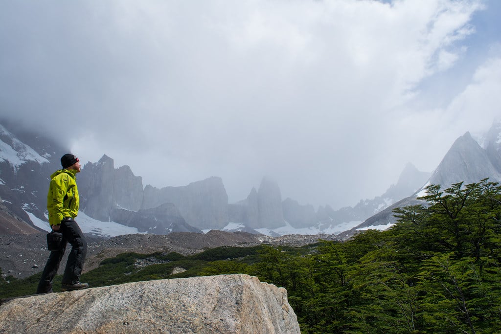 The British lookout under the storm