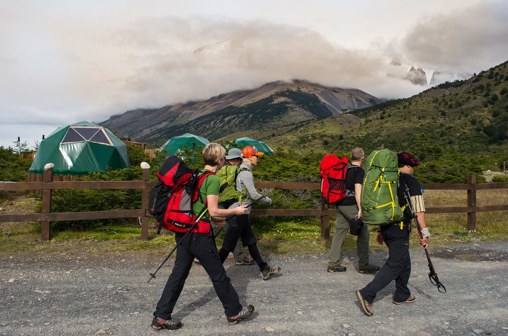 Leaving EcoCamp Patagonia