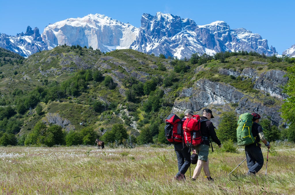 Leaving Dickson campsite Patagonia