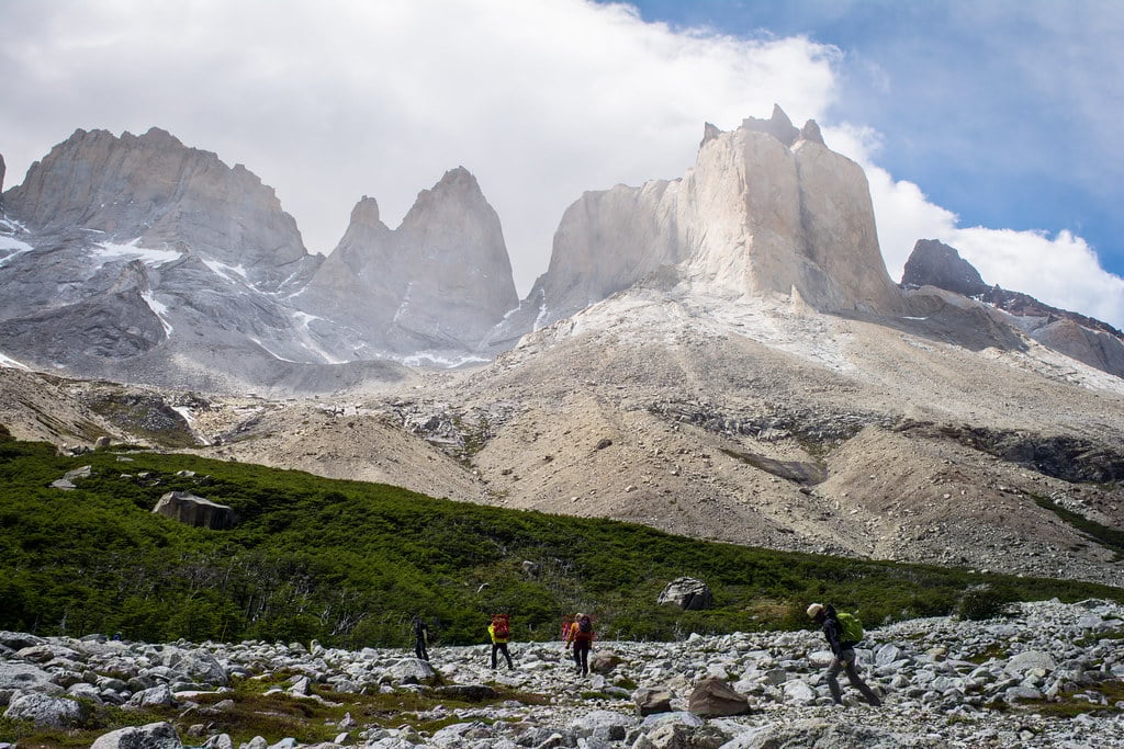 We entered the British lookout Torres del Paine