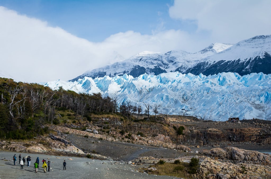 Perito Moreno beach