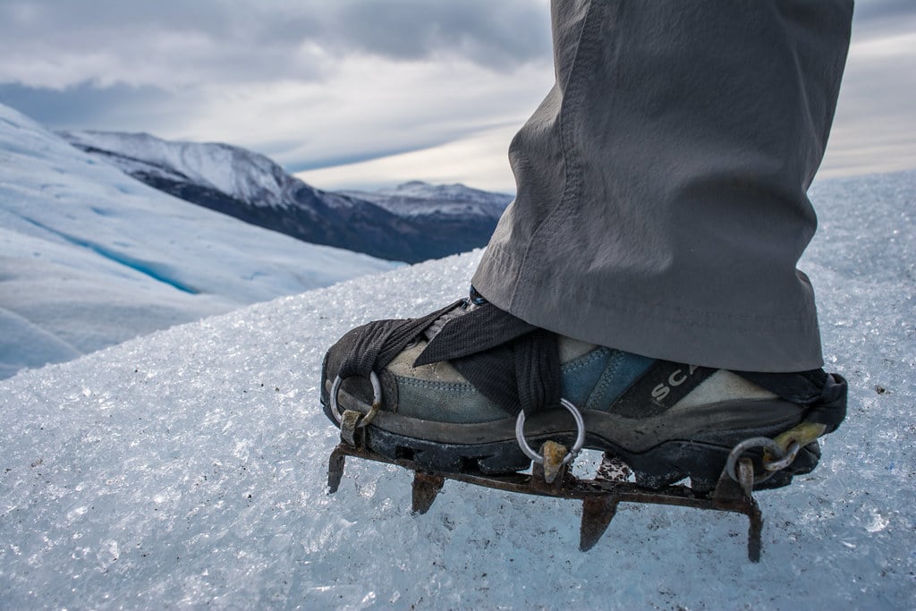 Crampons glacier