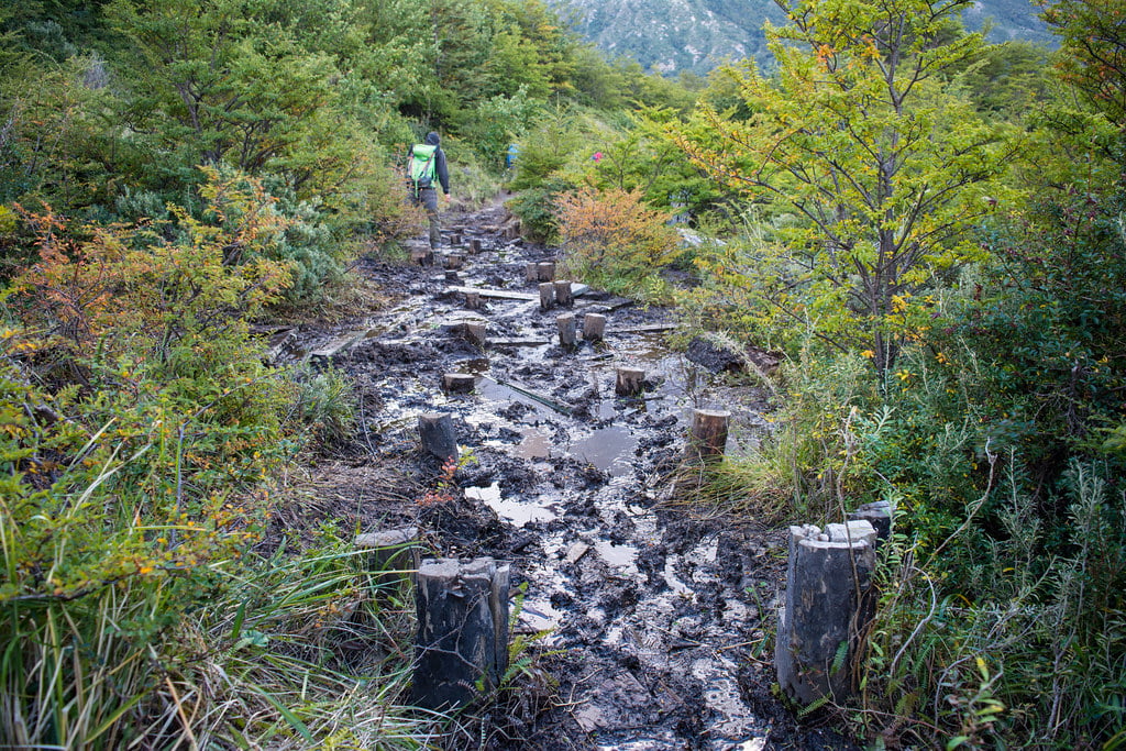 Degradation of trails