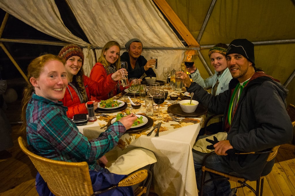 Dinner in EcoCamp