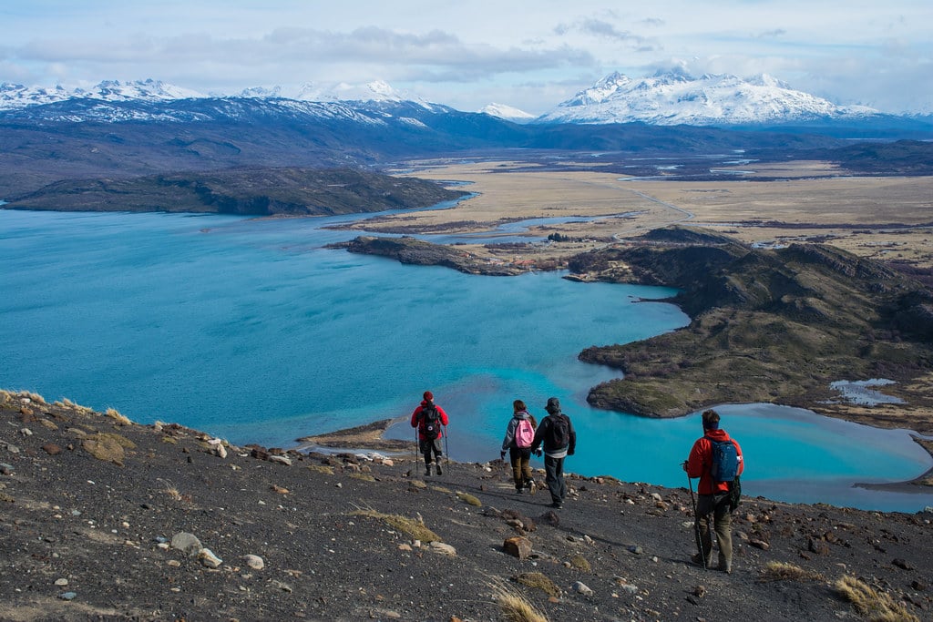 Facing Lago Toro, the biggest lake in the area!