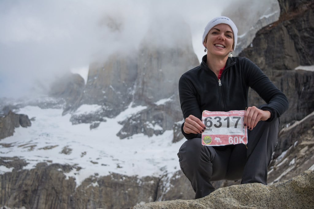 Good hiker, great runner...Emily ran the 60K and never complained!