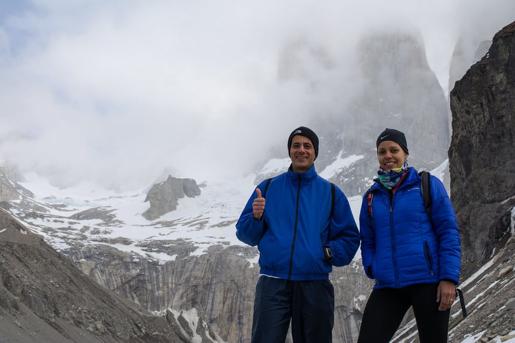 Ronaldo and Enia our Brazilian runners, one day after the race