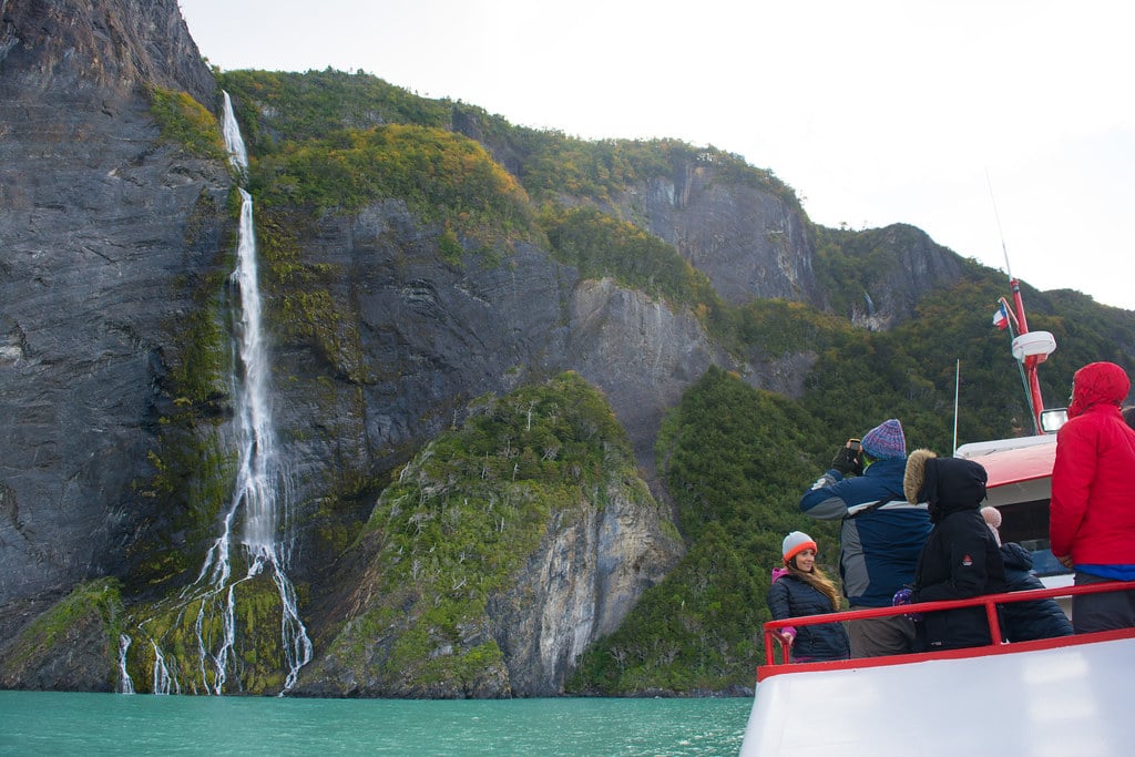 Glacier water coming from the mountain. Pretty cool, isn't it?