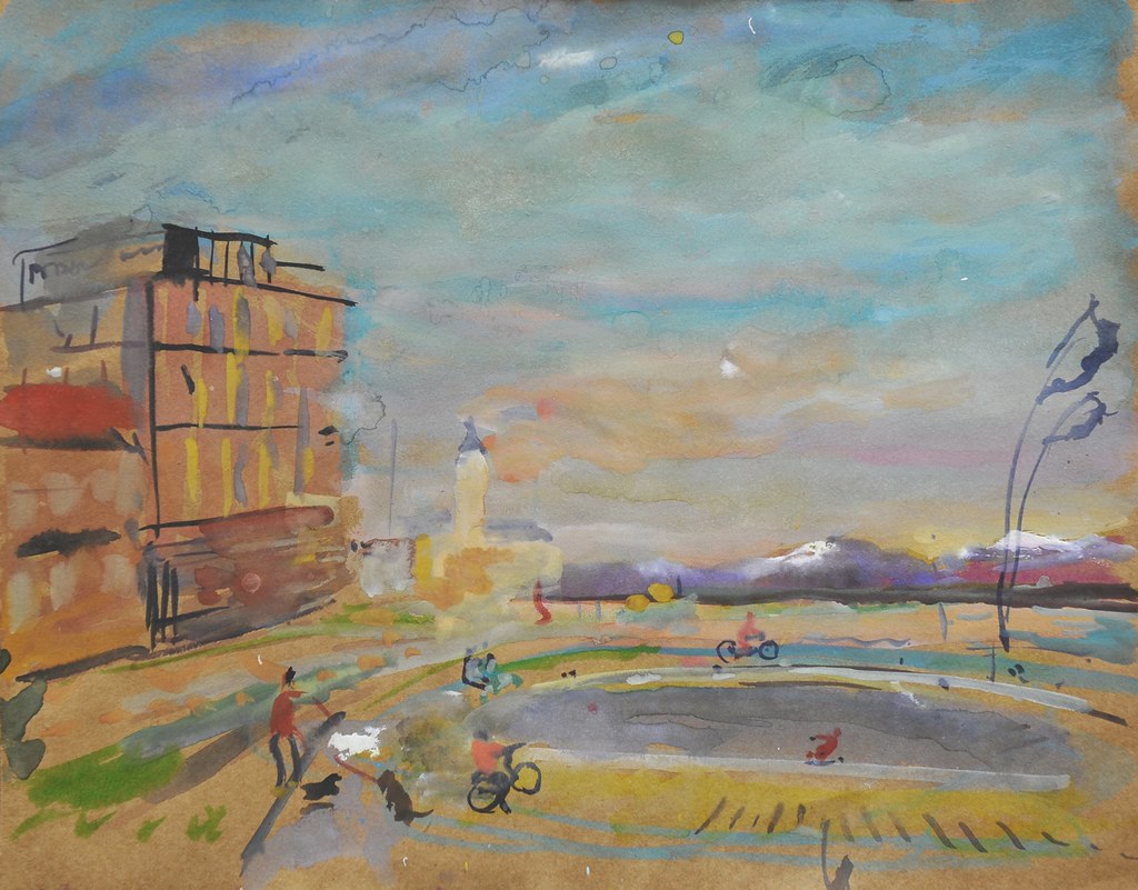 Puerto Natales Painting