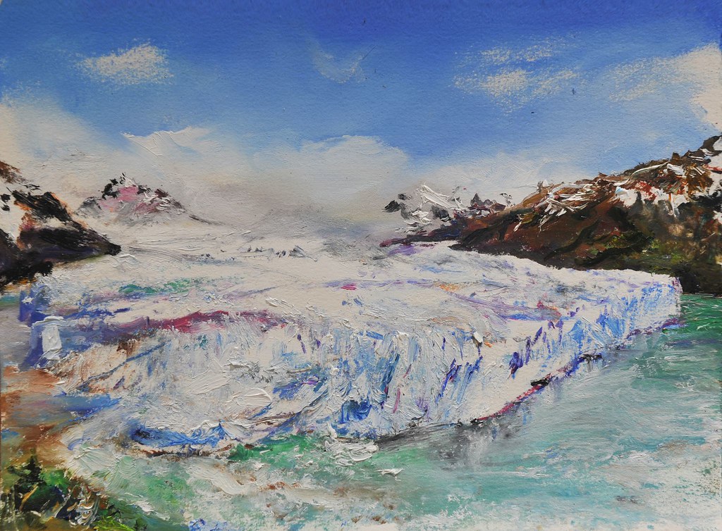Perito Moreno Painting