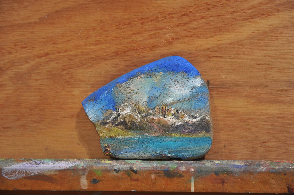 Laguna Azul Painting