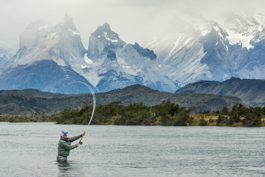 Fishing in the Serrano River Patagonia