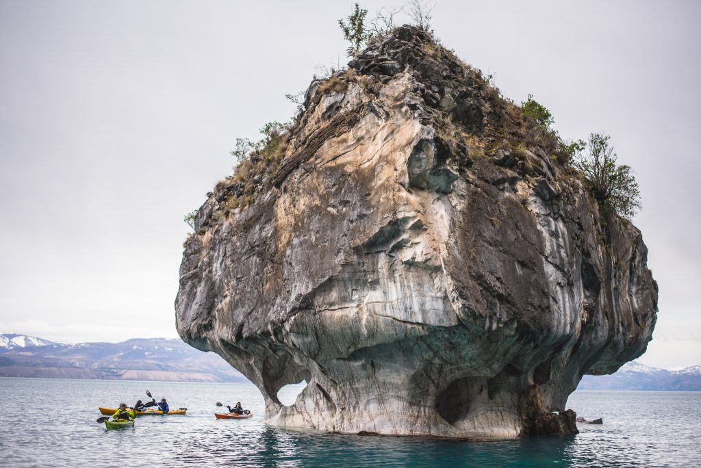 Marble Caves in the Aysen Region of Patagonia
