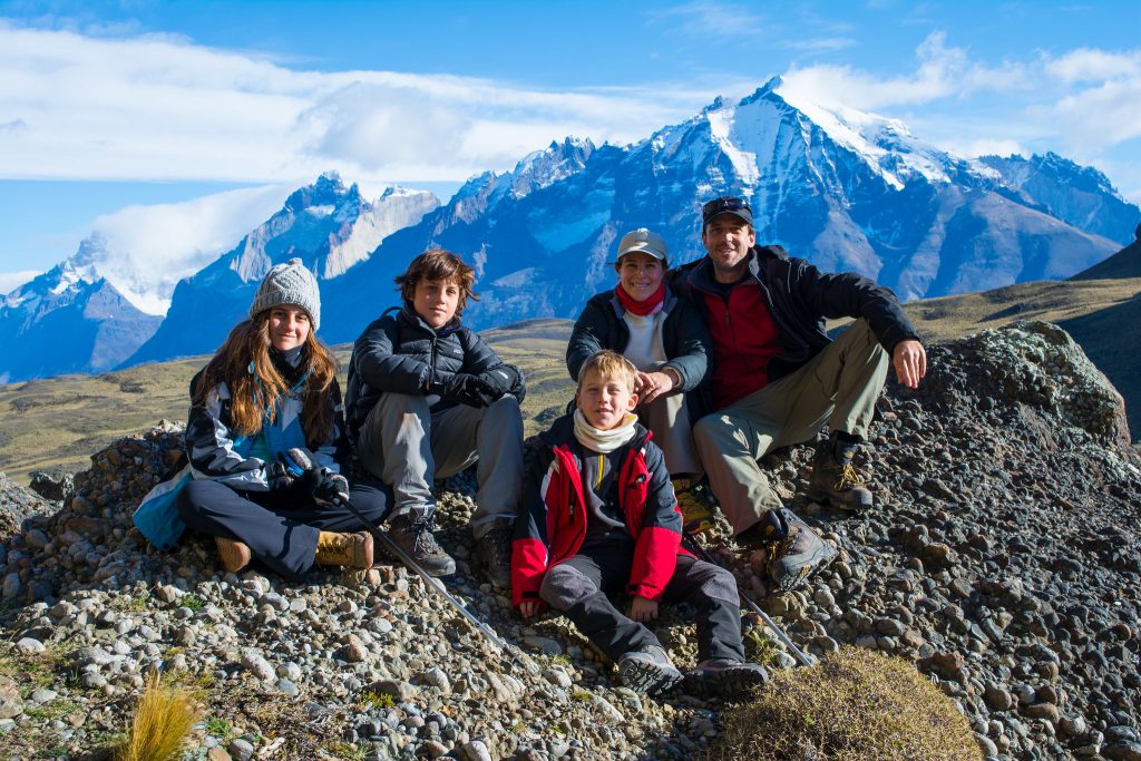 Family in Patagonia