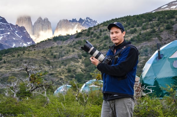James Kao fue el primer huésped de la temporada 2014/2015 en formar parte del programa Puma Tracking