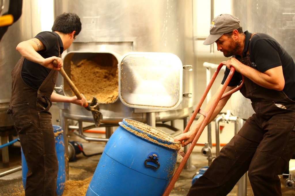 Baguales Brewery employees Patagonia