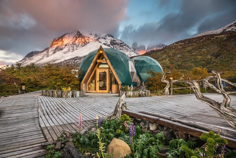 Ecocamp welcome dome