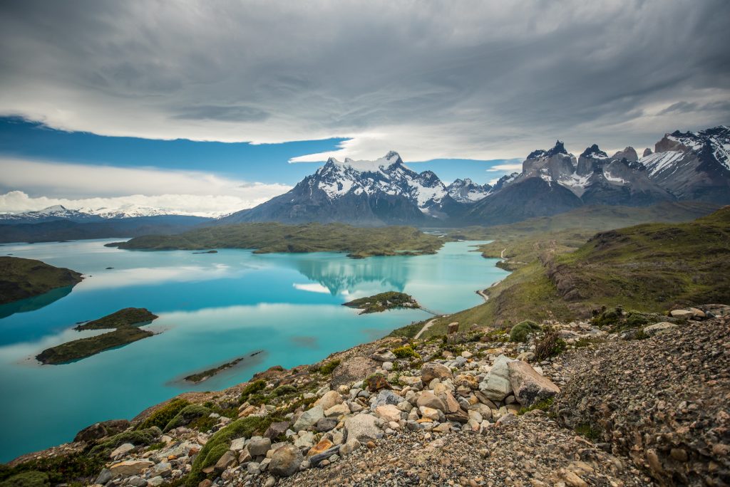 Torres del painePehoe Lake