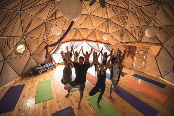 yoga en EcoCamp