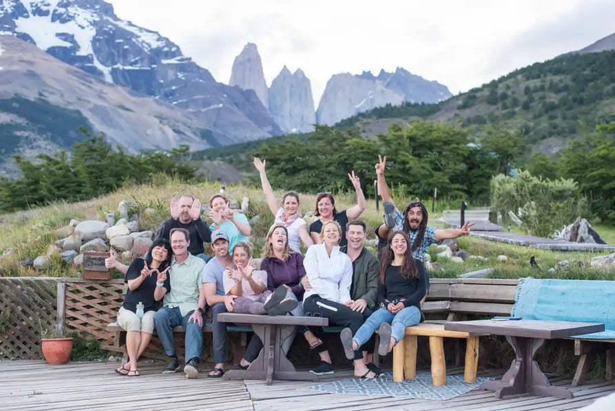 Terraza en EcoCamp